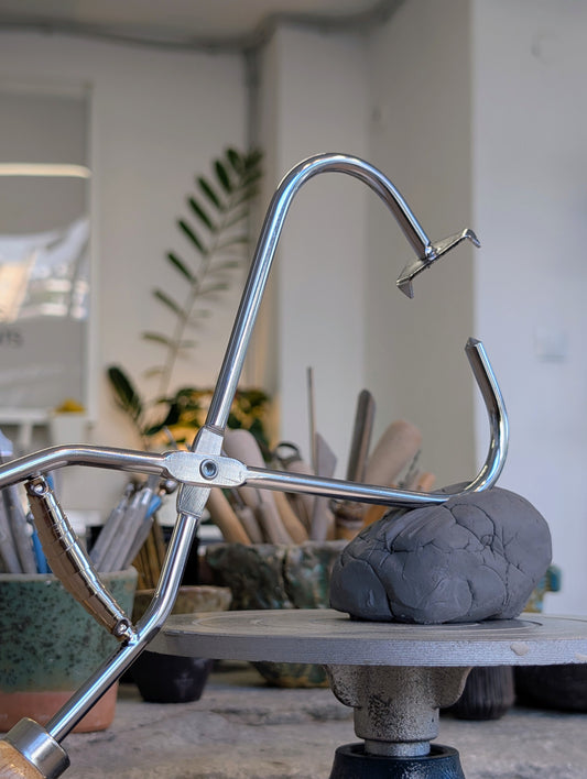 Τσιμπίδα Υαλώματος Κεραμικής με Ξύλινη Λαβή.