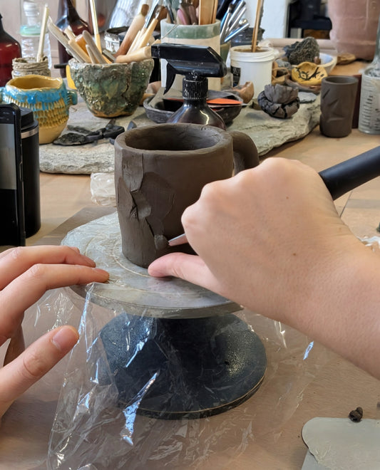 Μαχαίρι Κεραμικής με Μαύρη Λαβή