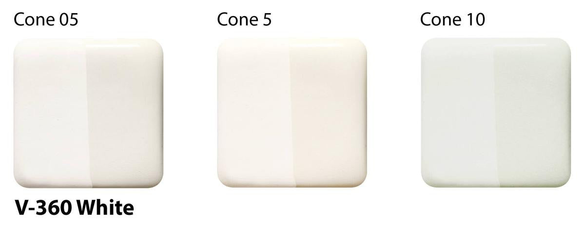 Underglaze (Πυρόχρωμα) Amaco Velvet No. V-360 White.