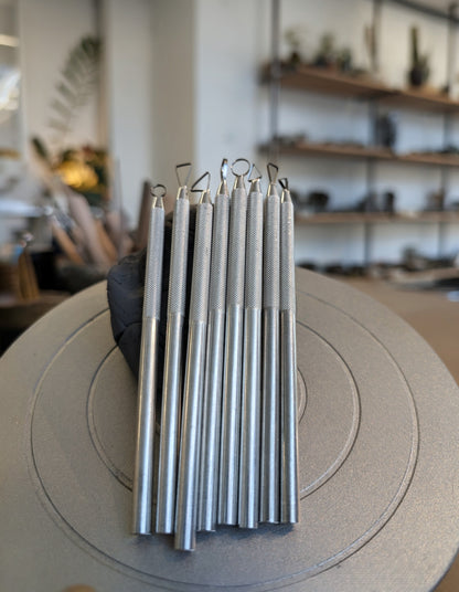 Αλουμινένια Σκαλιστήρια Κεραμικής – Mini Loop C36 (Σετ 7 τεμαχίων).