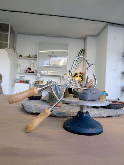 Τσιμπίδα Υαλώματος Κεραμικής με Ξύλινη Λαβή.