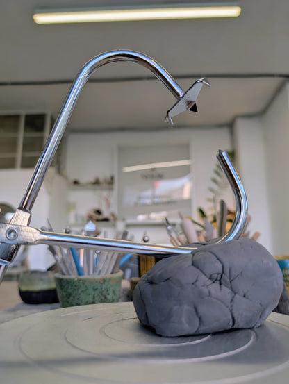 Τσιμπίδα Υαλώματος Κεραμικής με Ξύλινη Λαβή.