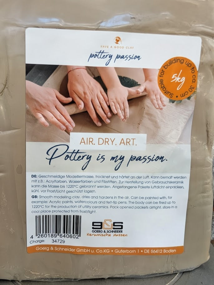 Αυτοξηραινόμενος Πηλός Air Dry Clay