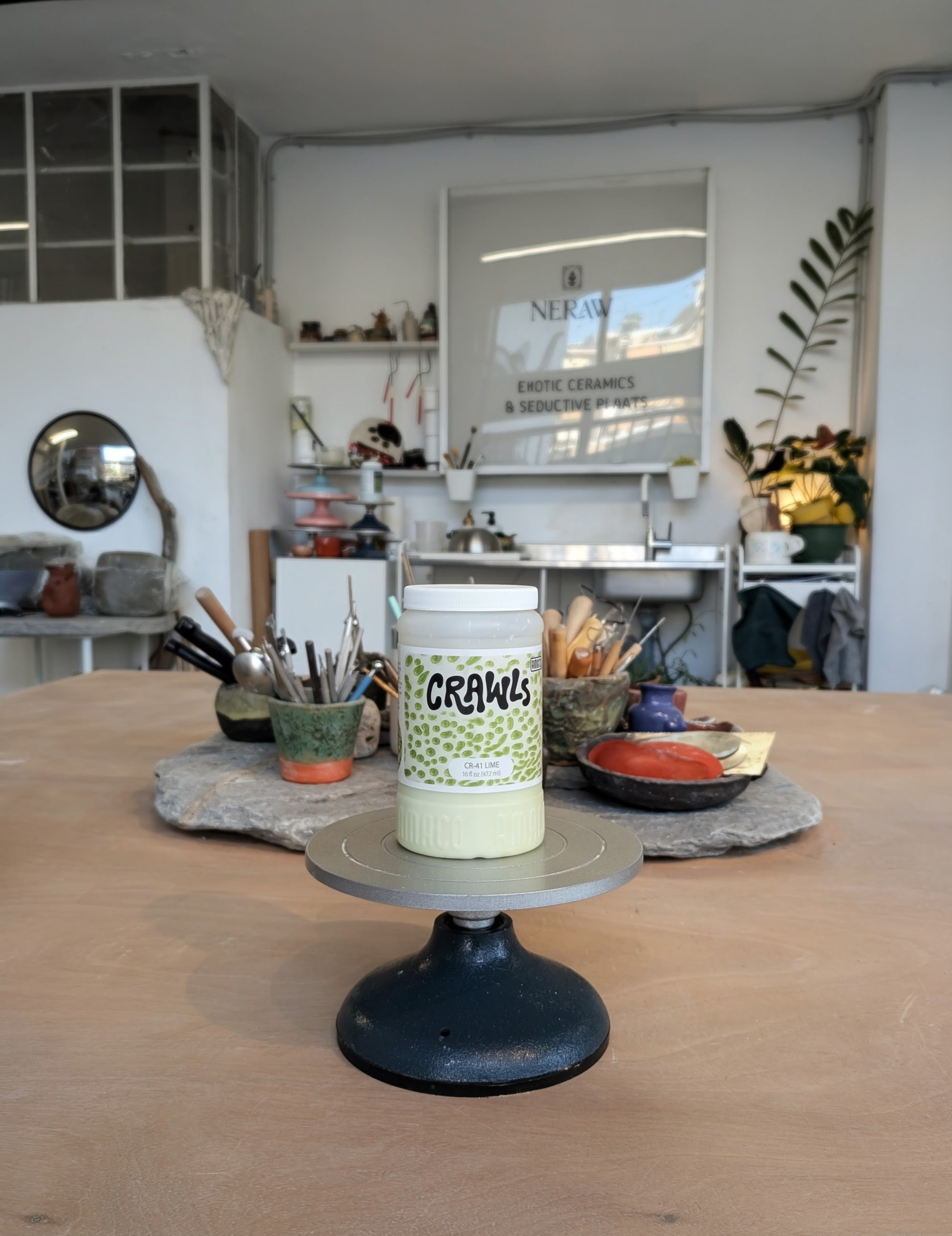 Γυάλωμα Stoneware Amaco Celadon No. CR-41 Lime.