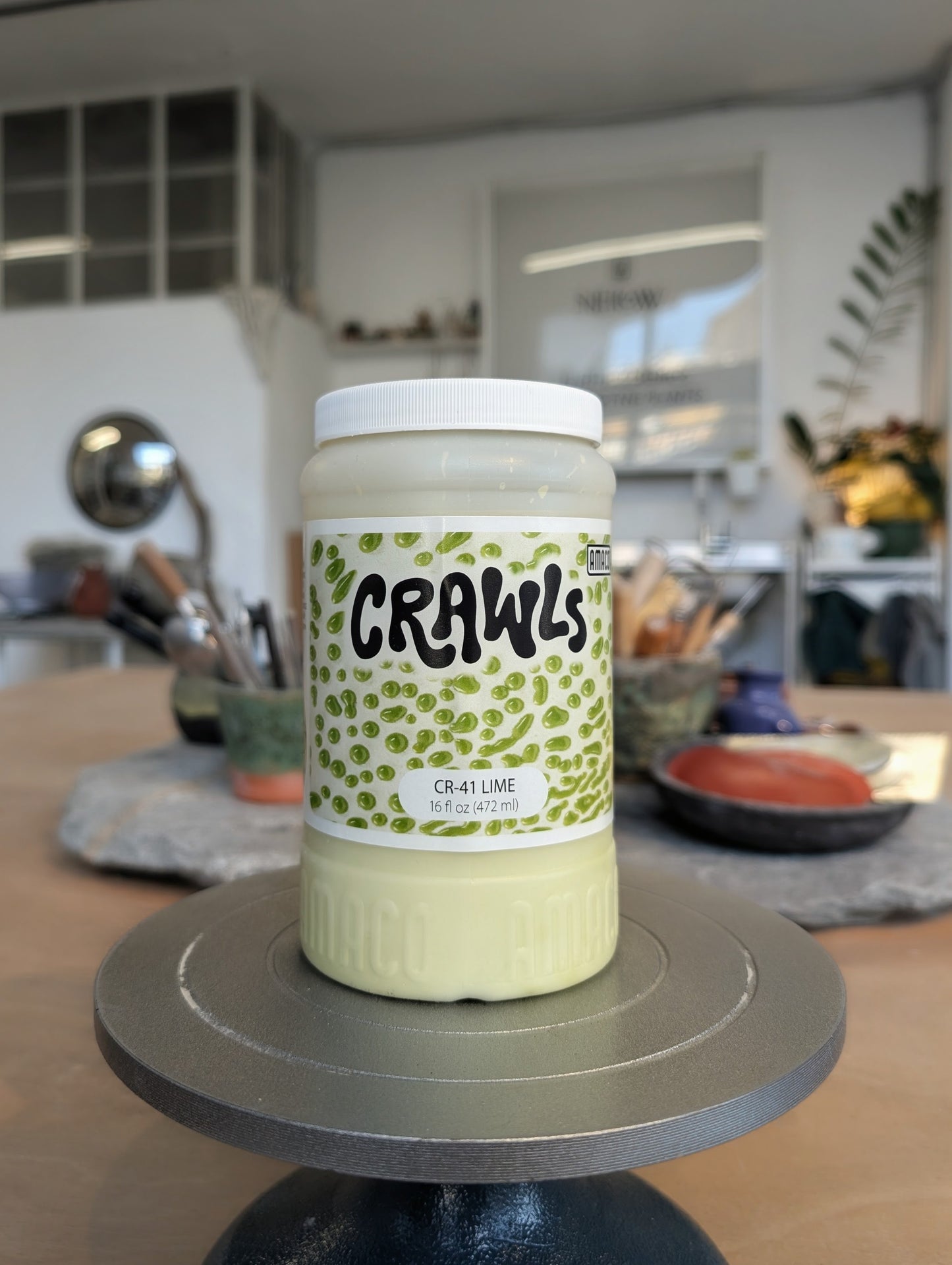 Γυάλωμα Stoneware Amaco Celadon No. CR-41 Lime.